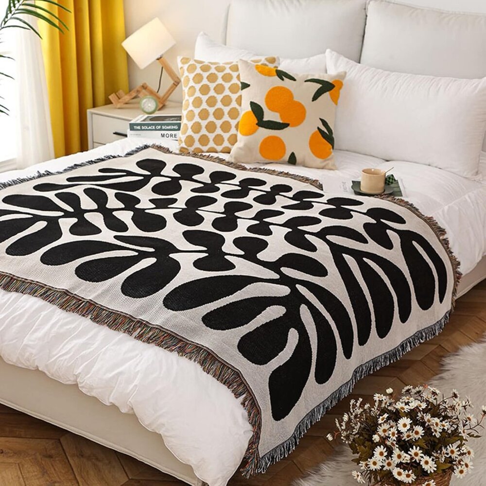 Woven Throw Blanket 160x130cm